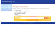 Tablet Screenshot of kissandtellweddings.net